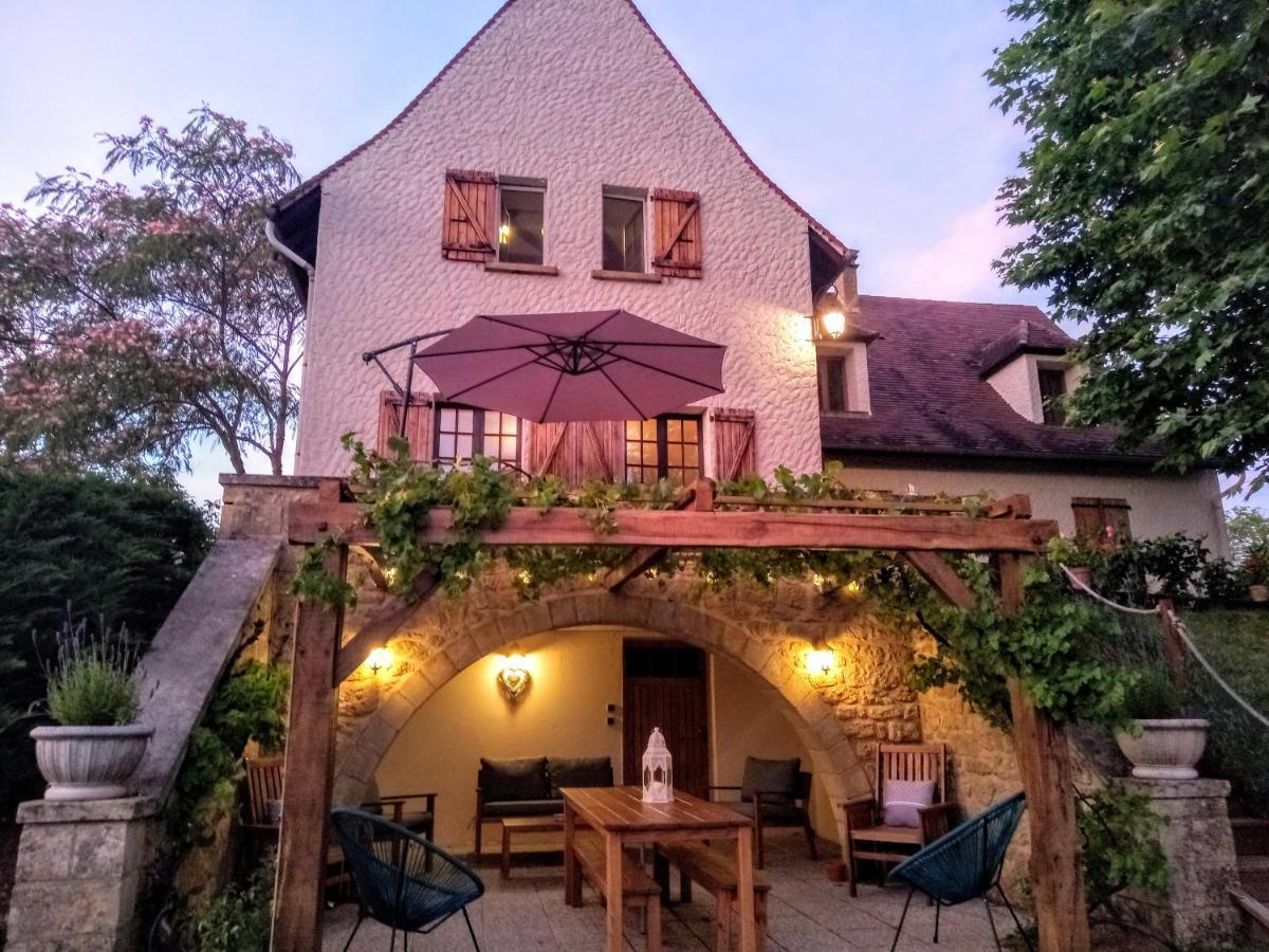 Au Soleil Couchant Saint-Julien-de-Lampon Exterior foto